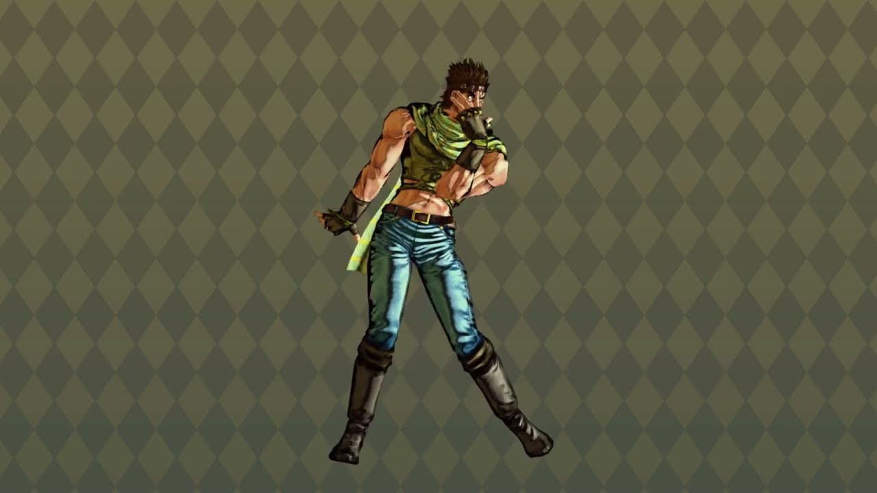 All Battle Tendency Poses (JJBA All Star Battle R)