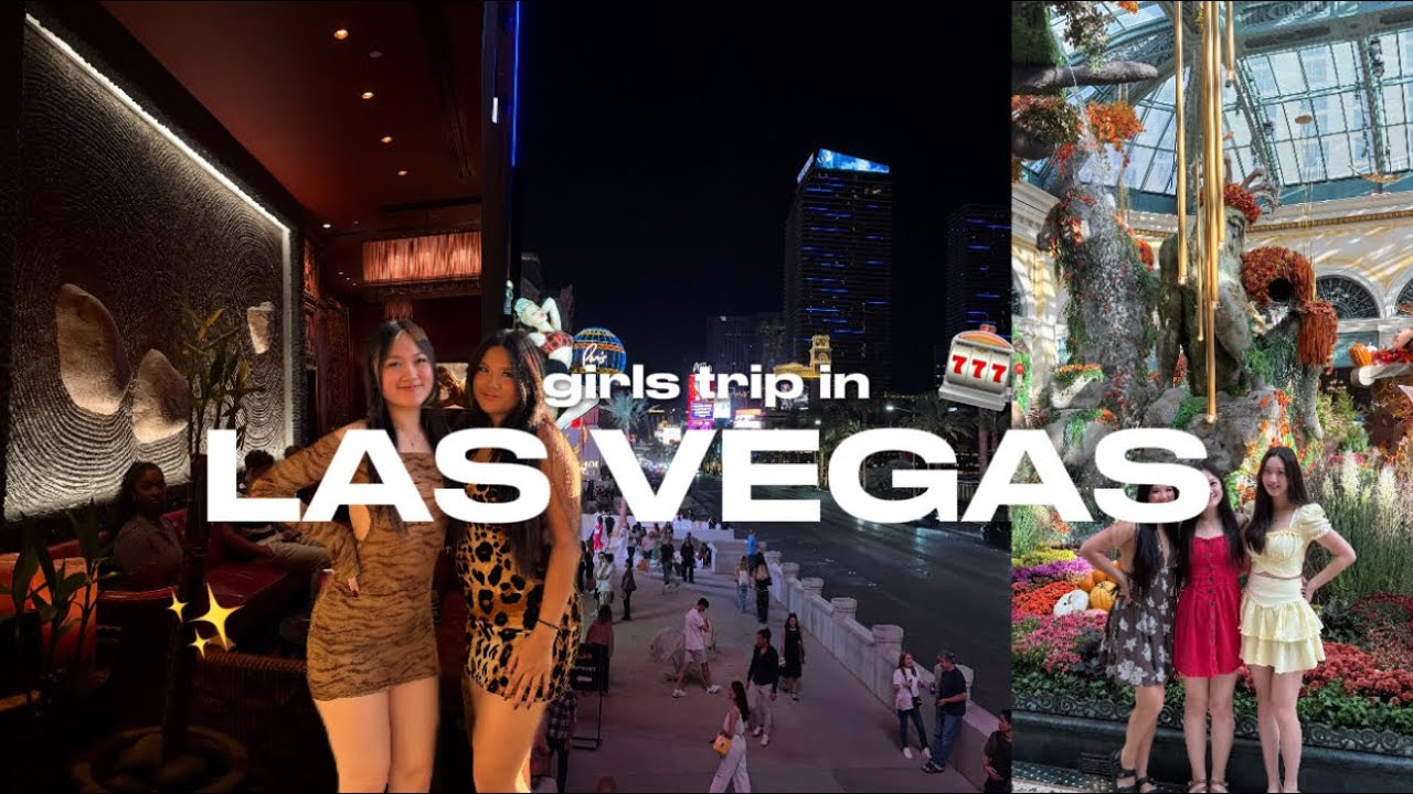 GIRLS TRIP IN VEGAS🎰: shopping, foodies, partying, city life 