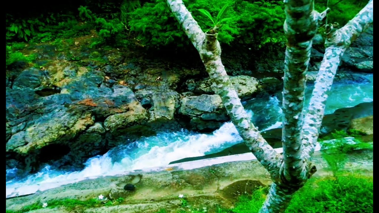 Relaxing River Sound emotional therapy to relieve stress and mental disorders for sleeping.