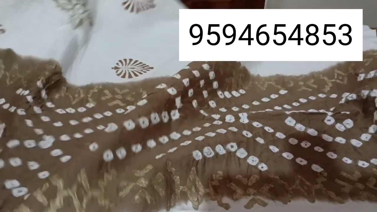 Bandhani churidar material 