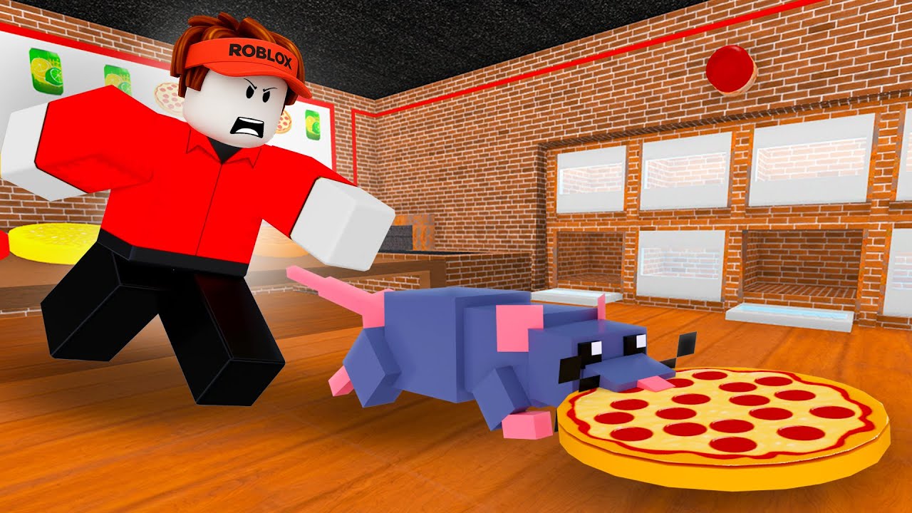 Троллинг целого сервера Roblox на работе в пиццерии