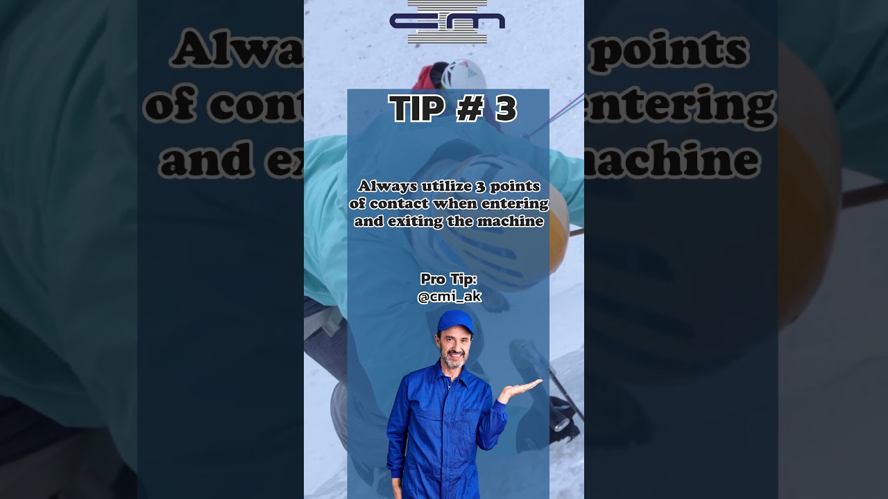 Don’t Slip Up! Use 3 Points of Contact Every Time