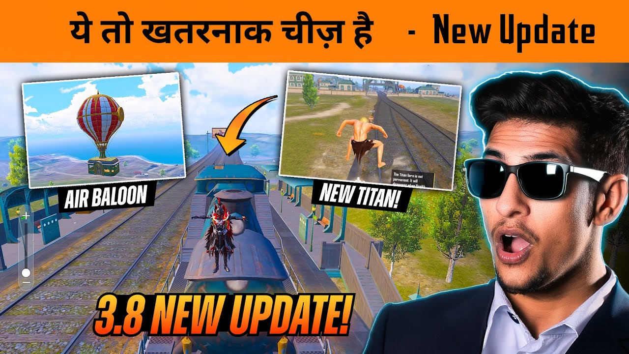 BGMI 3.8 New Secret powers of Titans🔥 New Titan Mode + Powers + Train Map Revealed!