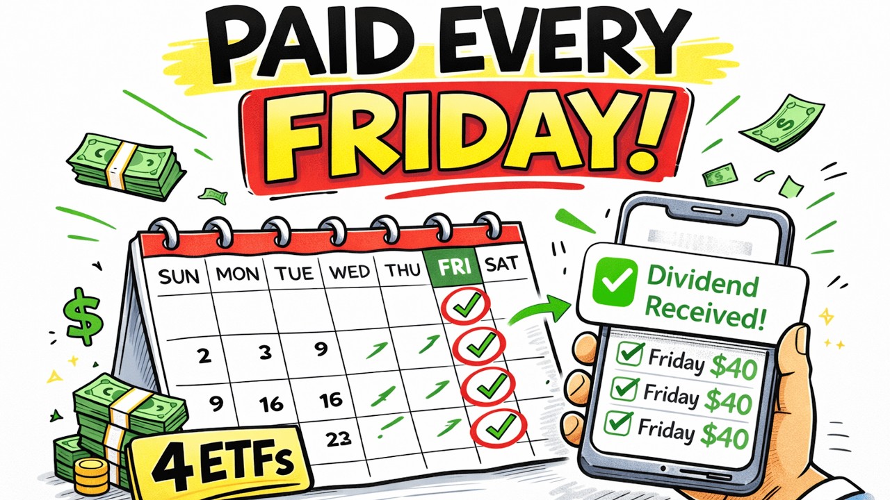 4 ETFs That Pay You Every Friday - Weekly Dividend Growth ETFs