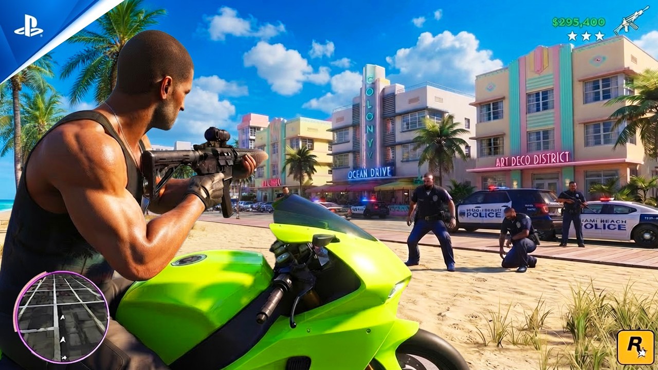 *НОВИНКА* Утечка ГЕЙМПЛЕЯ 3-го трейлера GTA 6!