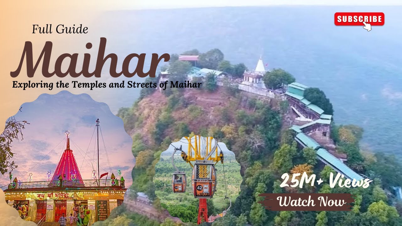 Maihar Darshan Vlog 2025 | Maihar Temple Ropeway | Maa Sharda Mandir Full Tour | Maihar Travel Vlog