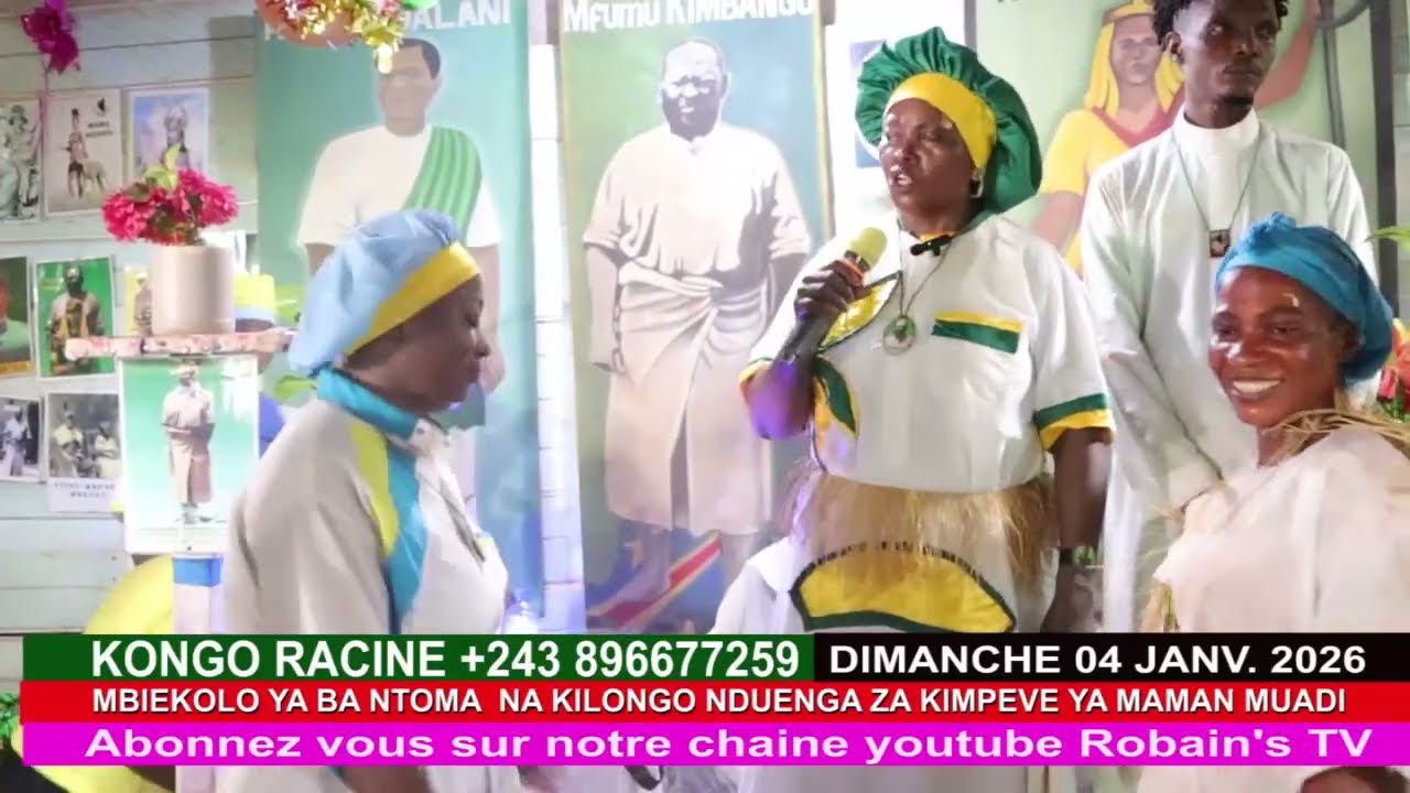 Consécration des fidèles à l'église nduenga za kimpeve de maman muadi à lutendele.