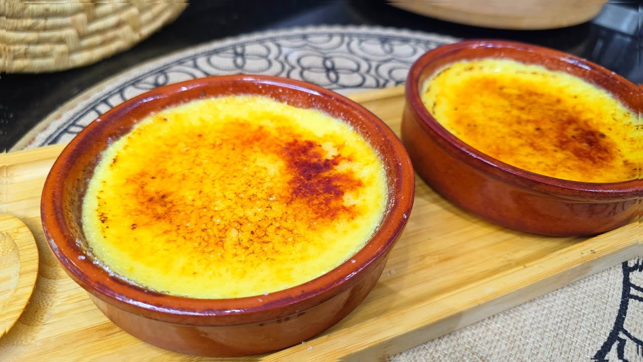 مطبخ ام وليد / الكريمة المحروقة او crème brûler  العبر بالكأس و نتيجة تحفة 😋 😍 🥰. 