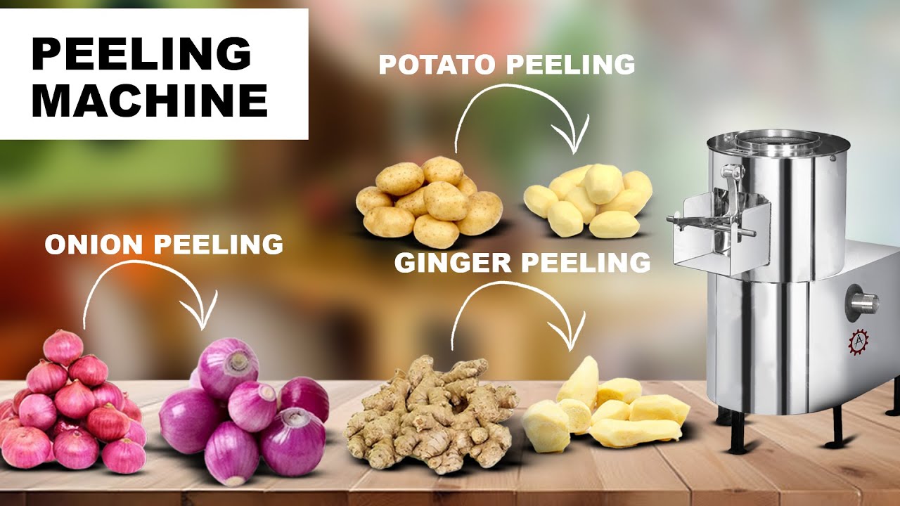 PEELING MACHINE #peeling_machine #potatopeeler #onionpeeler #gingerpeeling #peelingmachine #peeler