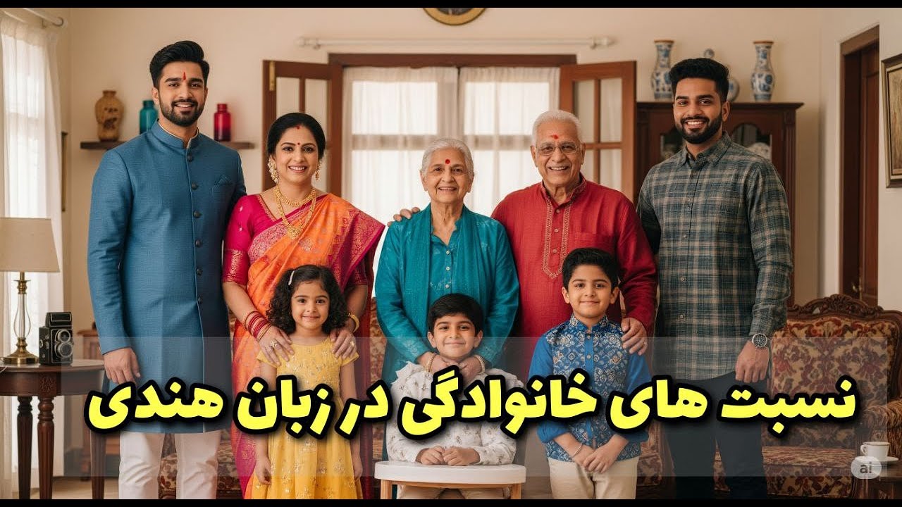 نسبت های خانوادگی در زبان هندی