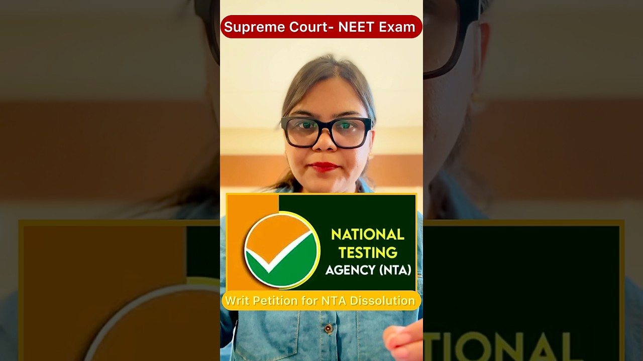 NEET-UG 2026 Paper Leak | Supreme Court Petition to Dissolve NTA Explained