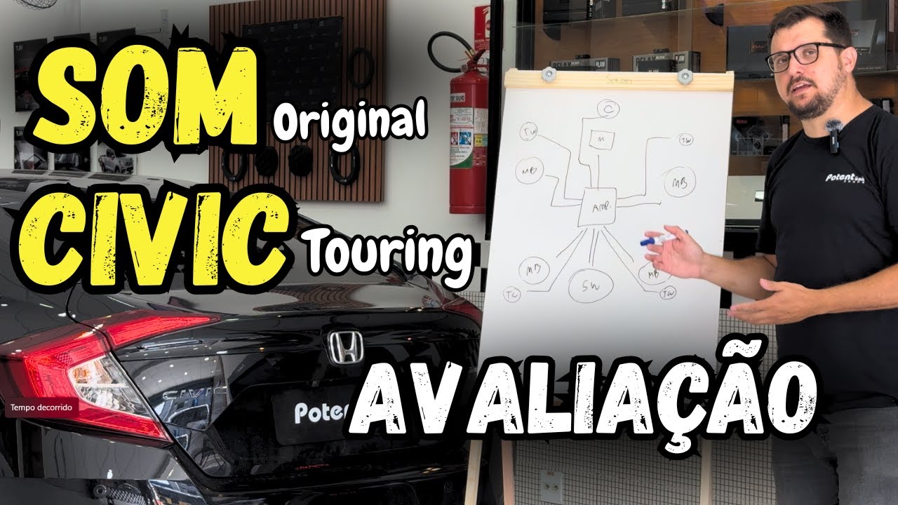 Civic Touring! Avaliação do sistema de som som original ! E possíveis Up grades!