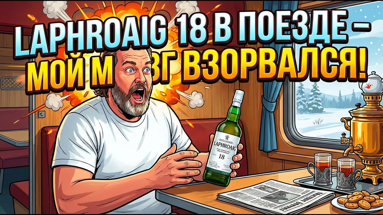 LAPHROAIG 18 | Виски ЛАФРОЙГ 18 лет – Обзор и Дегустация в Купе Поезда | Женя Пьёт#141