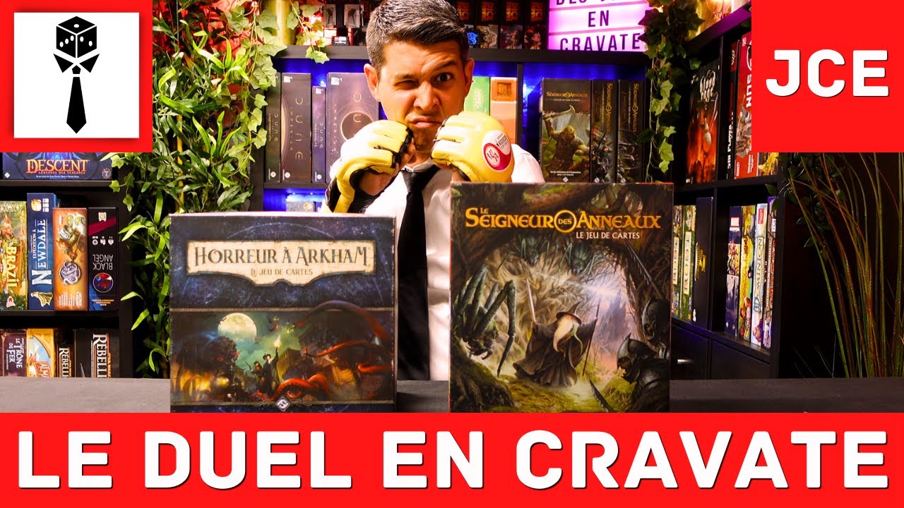 LE SEIGNEUR DES ANNEAUX JCE ou HORREUR A ARKHAM JCE: les différences - Le duel en cravate 🥊