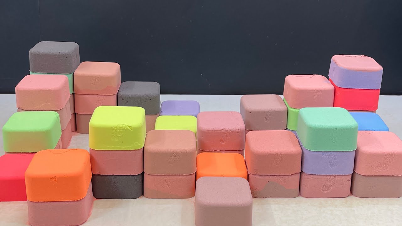 Crushing baking soda blocks