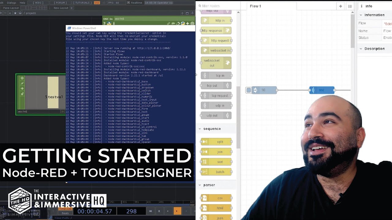 How to Connect Node-red and TouchDesigner in Under 10 Minutes - TouchDesigner Tutorial 010