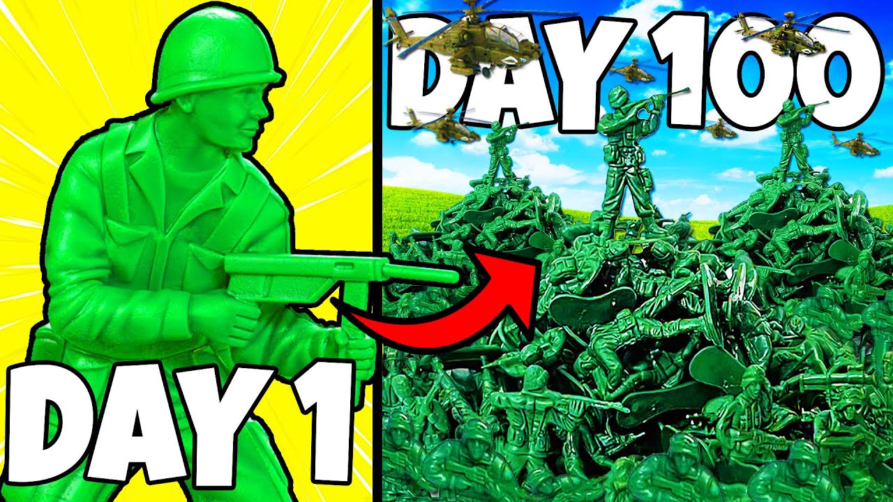 Я потратил 100 ДНЕЙ на создание коллекции ARMY MEN...