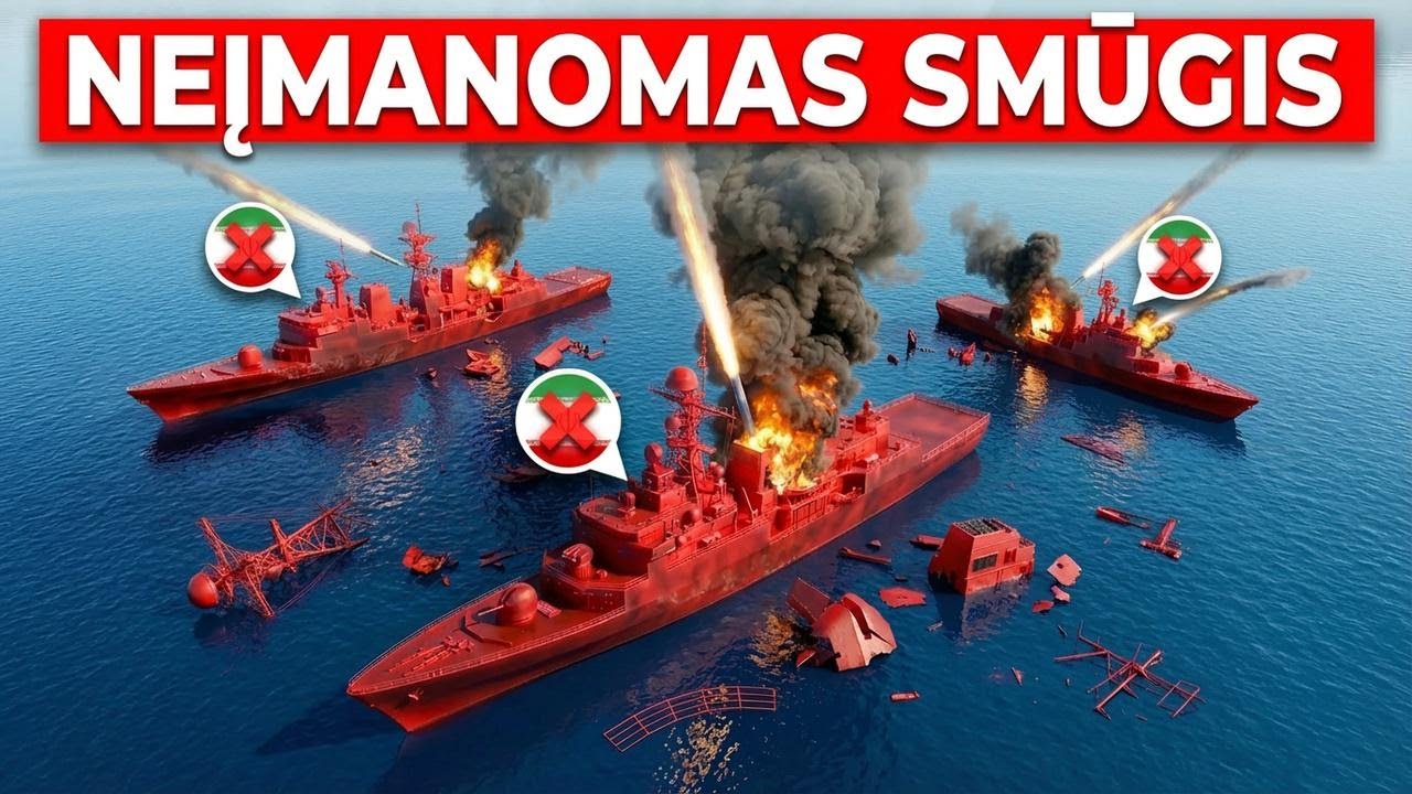 Toks smūgis atrodė neįmanomas... JAV vis tik tai įvykdė prieš Iraną