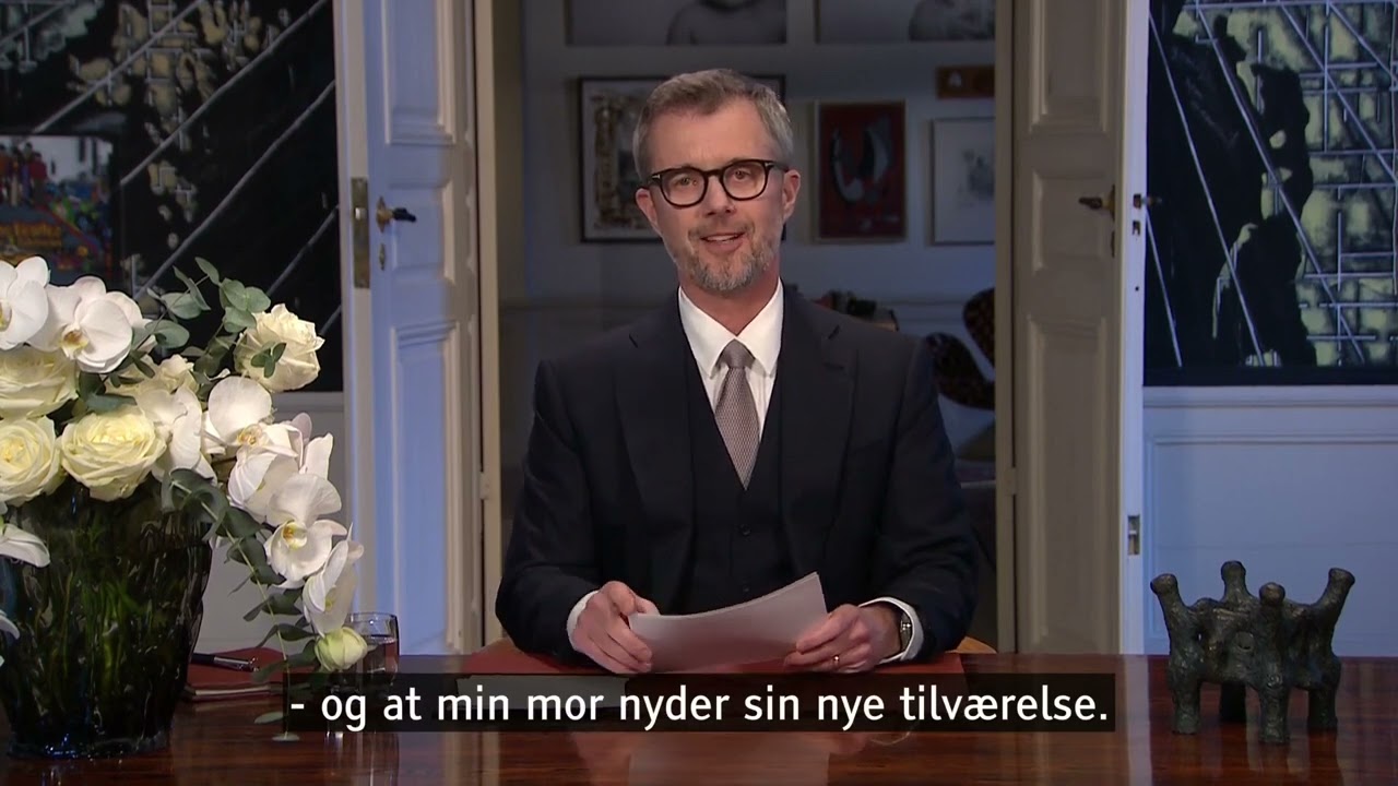 Den danske konges nyt&aring;rstale
