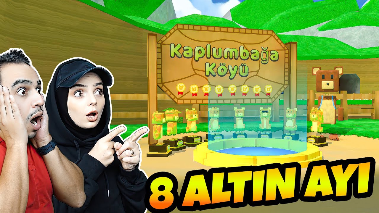 KAPLUMBAĞA KÖYÜNDEKİ TÜM ALTIN AYILARI KURTARDIK!🏆😱