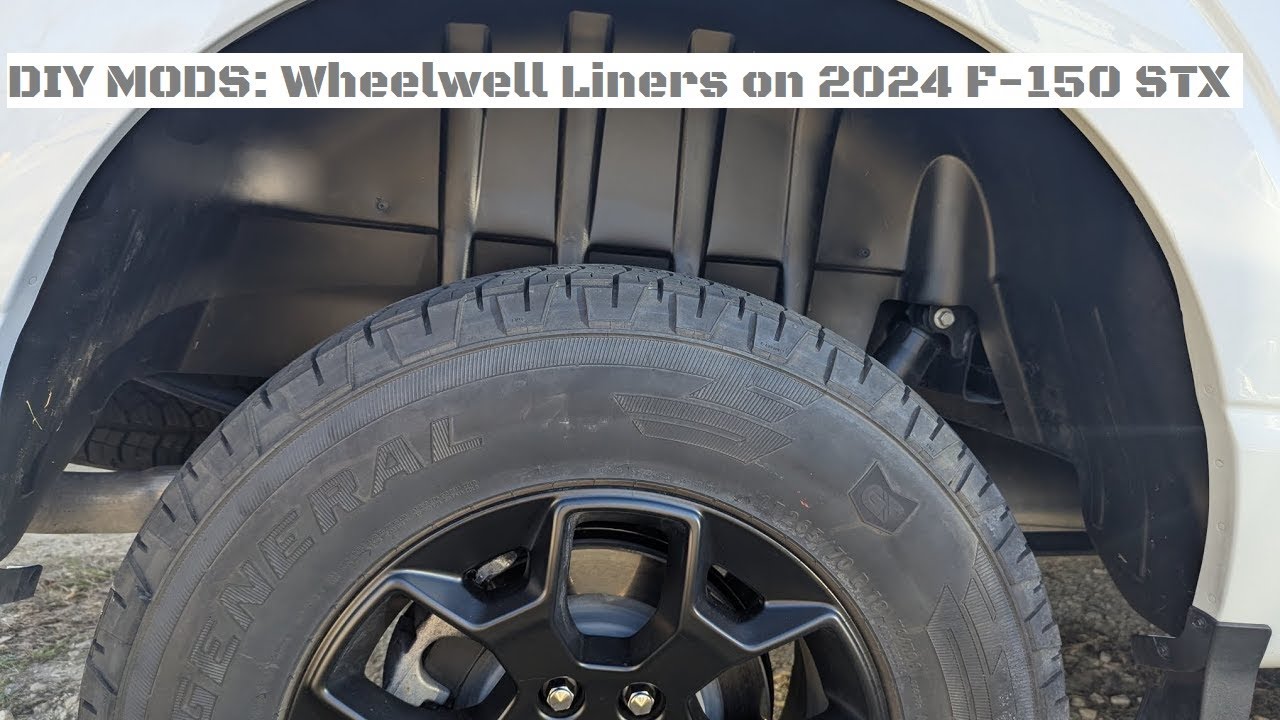 DIY Rough Country wheel well liner install.  2024 Ford F150 STX (Gen14)