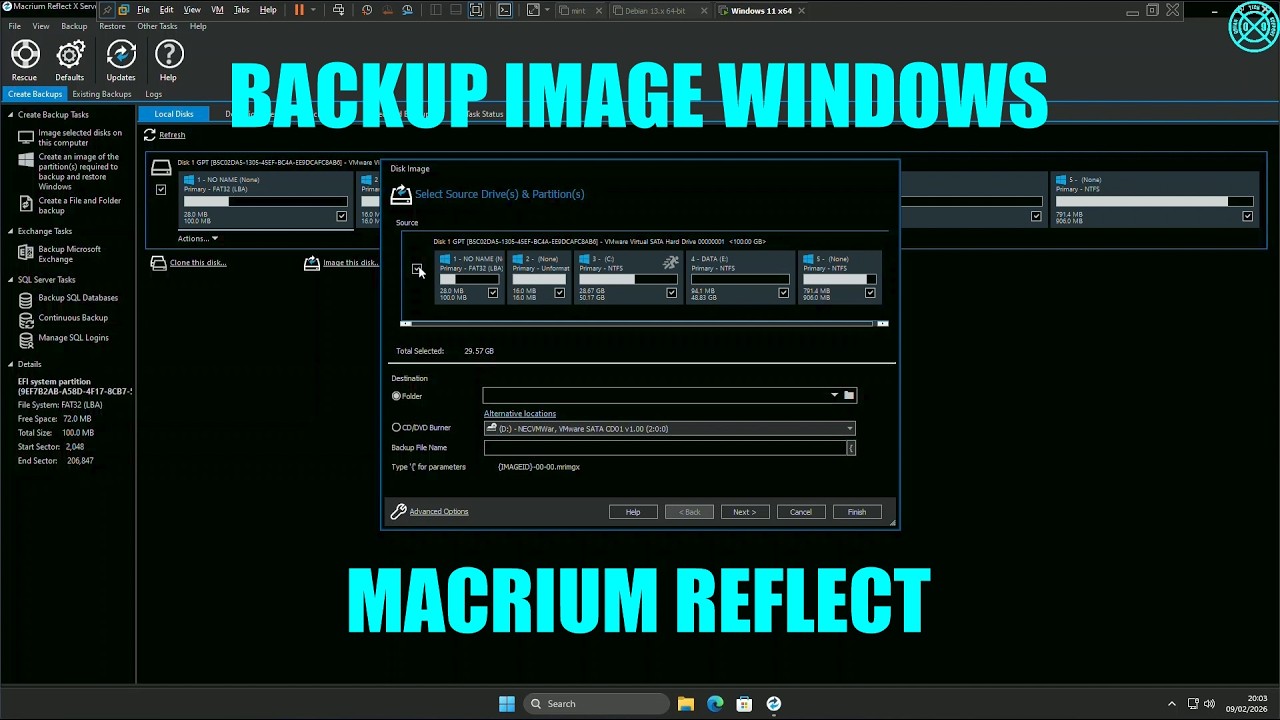 BACKUP IMAGE OPERATING SYSTEM MENGGUNAKAN MACRIUM REFLECT | WINDOWS TUTORIAL