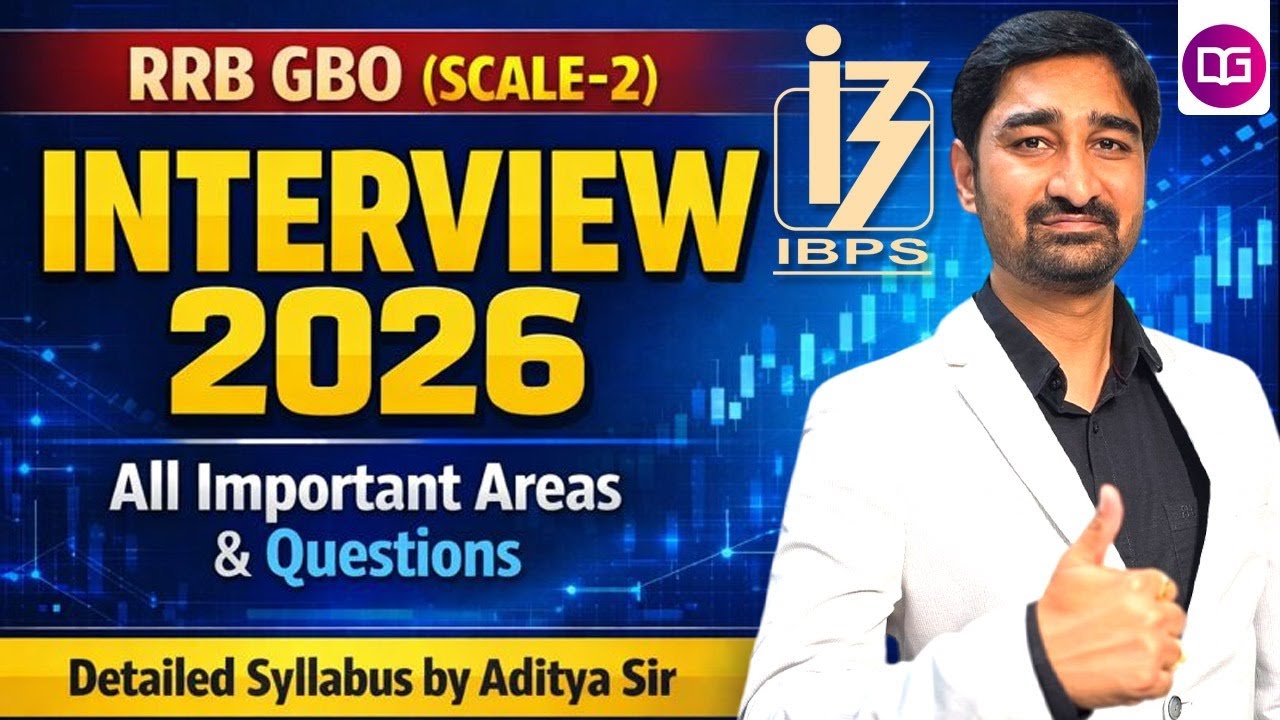 How to Crack RRB GBO Scale 2 Interview 2026? | Top Questions & Strategies by Aditya Sir