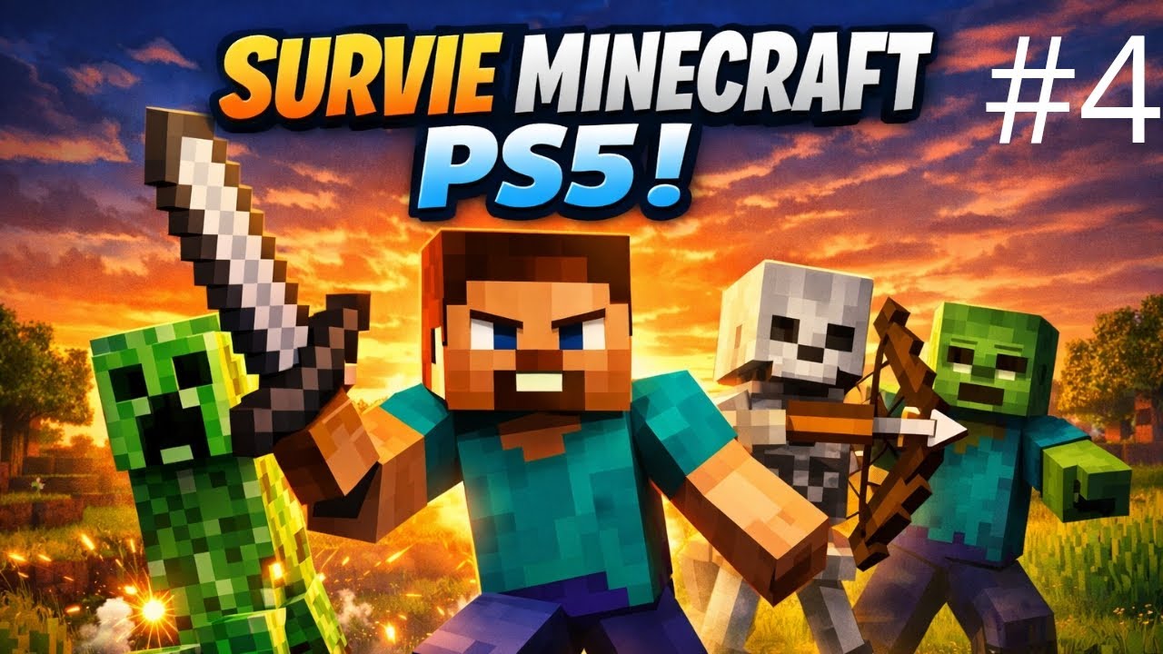 C'est quoi cet endroit ?! Survie Minecraft PS5 #4 