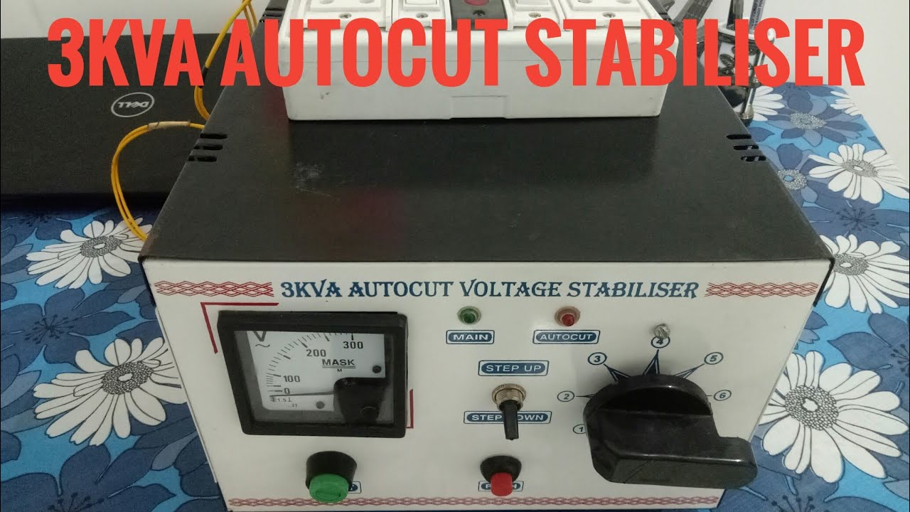 || 3KVA AUTOCUT VOLTAGE STABILISER REVIEW 🔥 ||