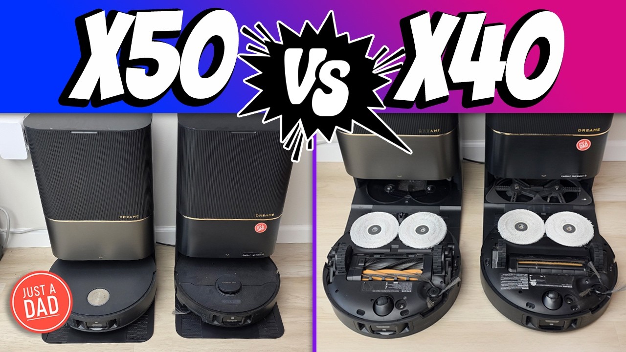 Dreame X50 Ultra vs X40 Robot Vacuum and Mop COMPARISON - Who Wins and Why?