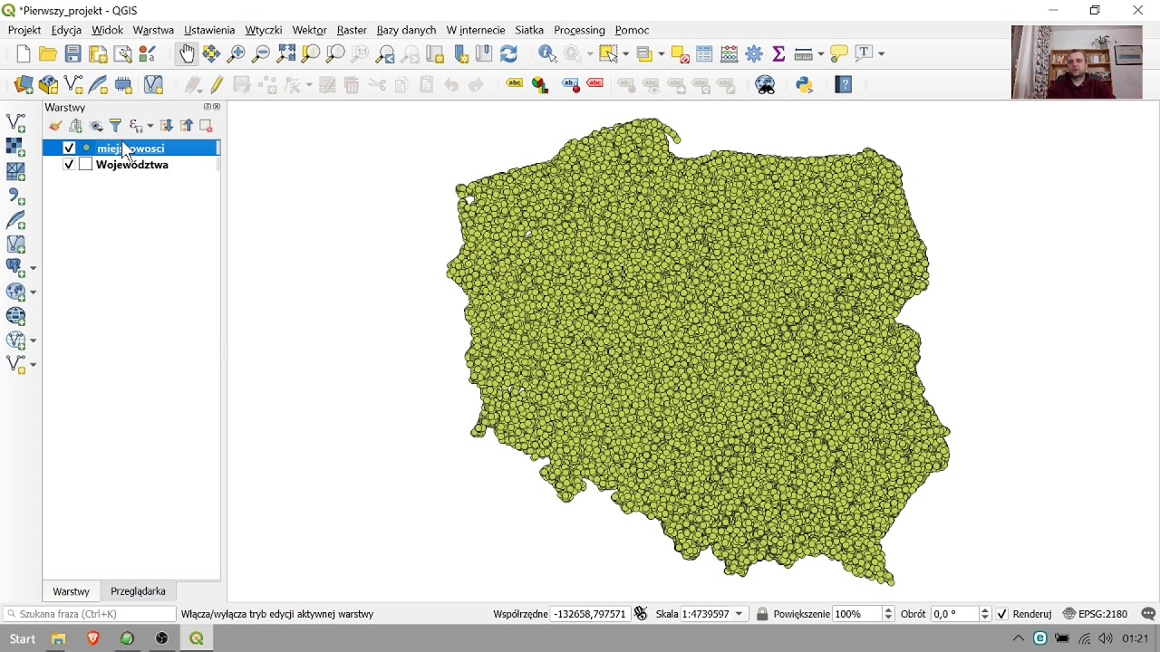 GIS w onomastyce #2: Podstawy: nowy projekt w QGIS, wczytanie warstw, filtrowanie [ustaw 1080HD]
