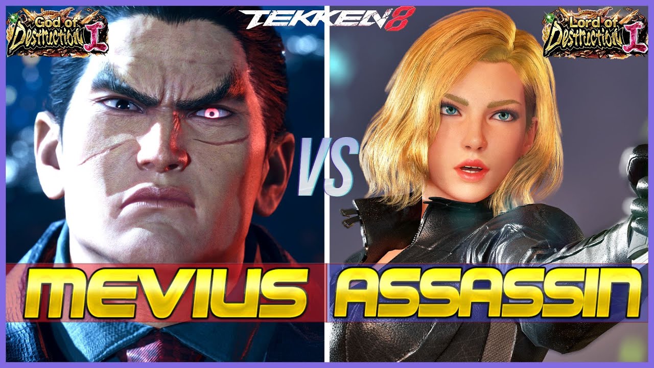 T8 ▰ MEVIUS (Kazuya) Vs NINA ASSASSIN (Nina) ▰ Tekken 8 High Level Gameplay