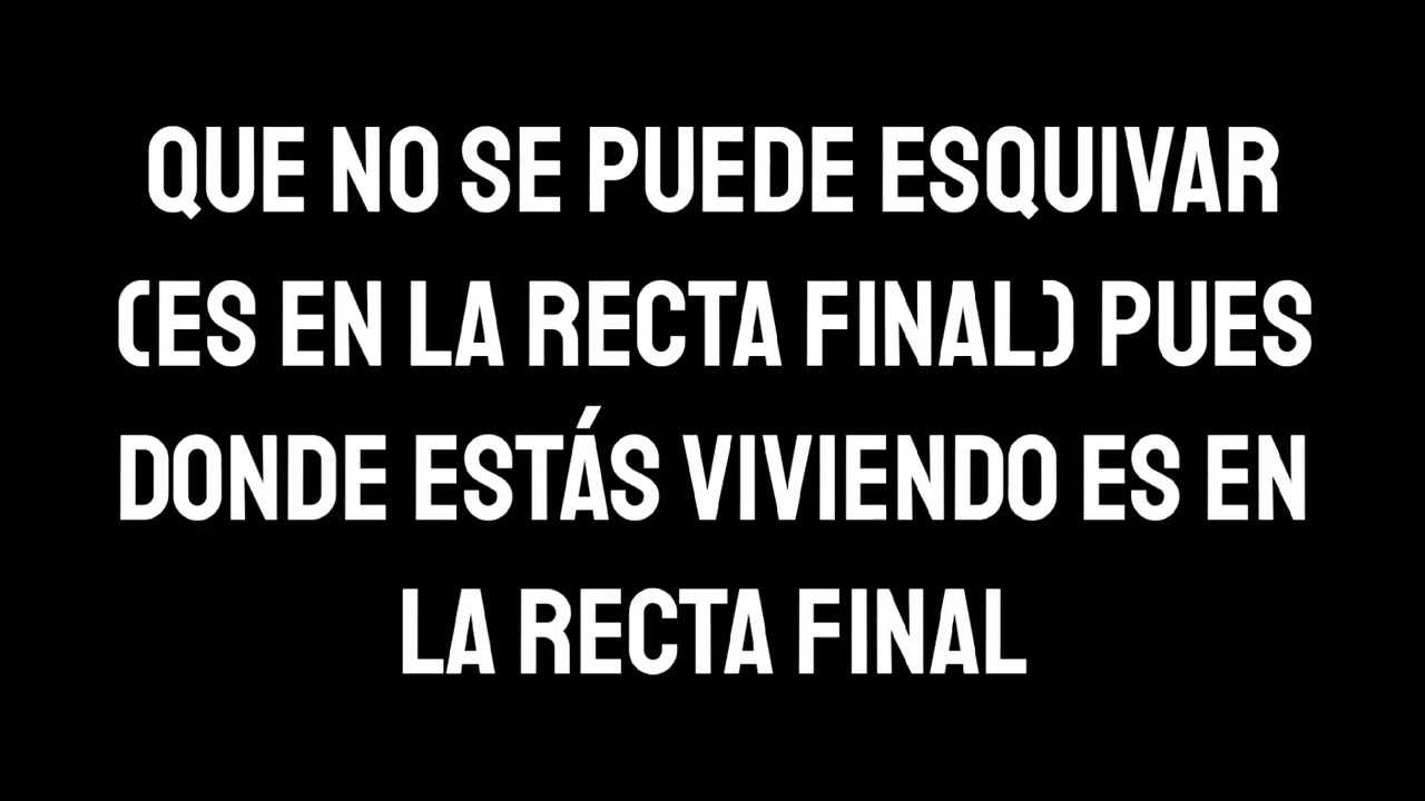 La Recta Final - Vico C (Karaoke)
