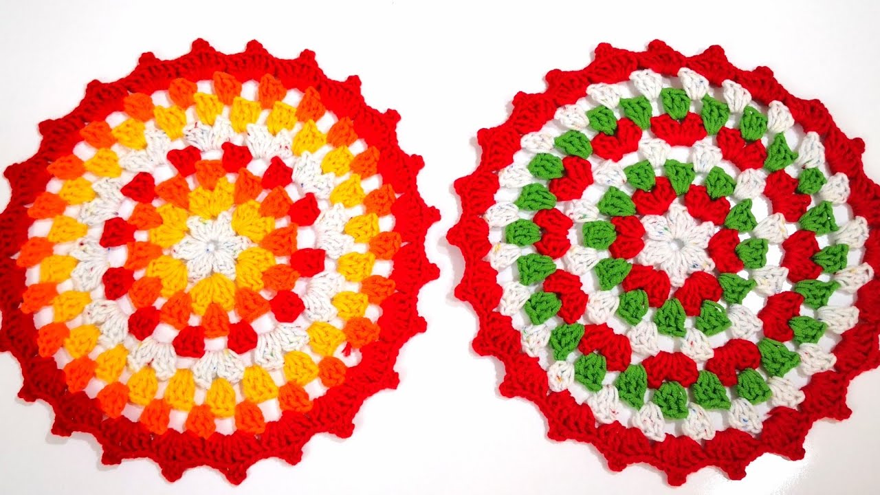 Mandala Daire Motif / Supla Yapımı ( motif 78 )