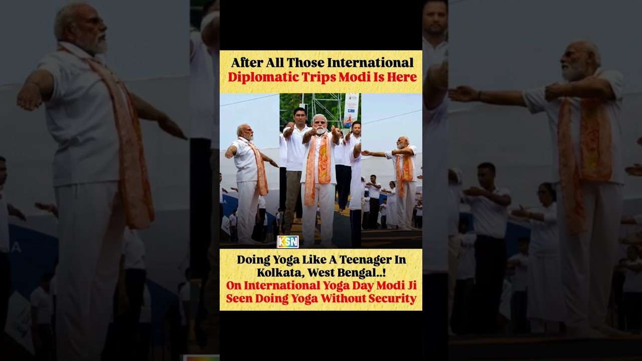 From diplomacy to Yoga Day, PM Modi inspires millions with unmatched energy! 🧘🇮🇳
