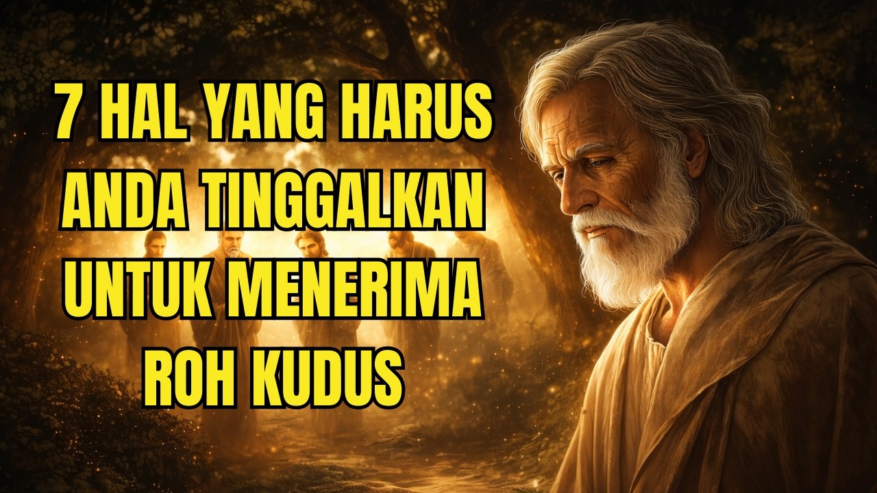 Sebelum Anda dapat menerima Roh Kudus, 7 hal ini HARUS disingkirkan | Hikmat Alkitab
