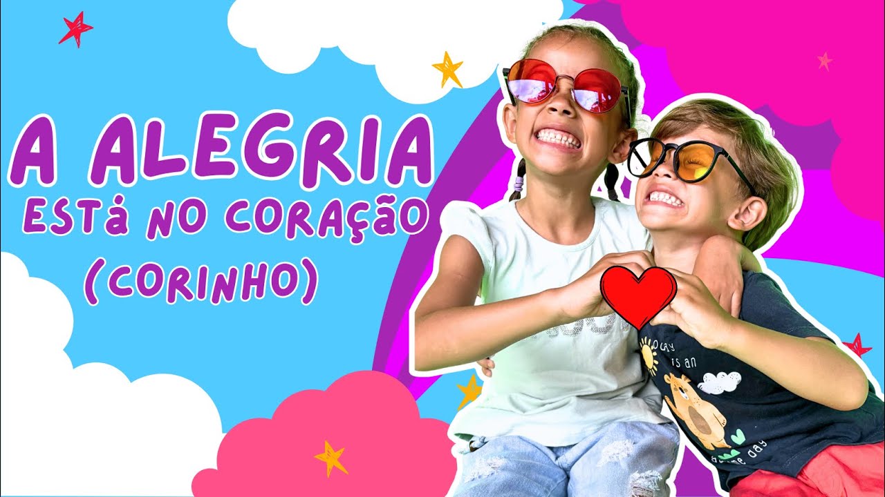 A Alegria Está no Coração 💛 | Música Gospel | Os Magrelinhos