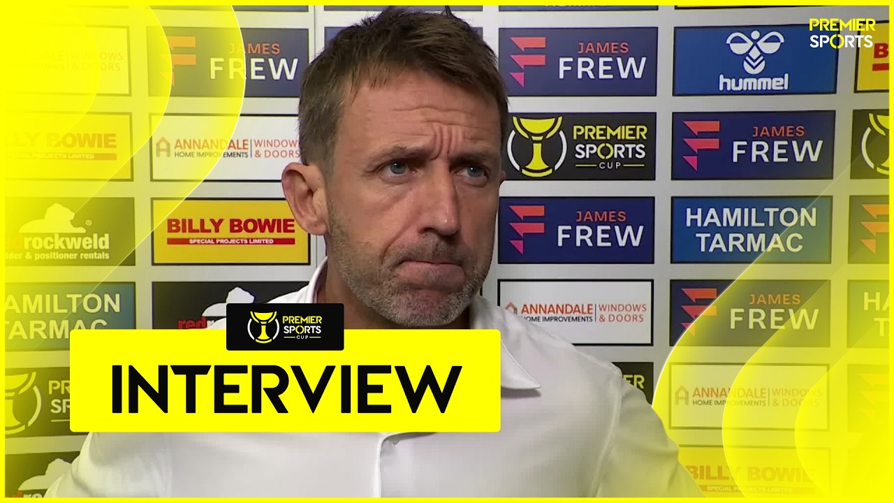 Kilmarnock manager Neil McCann reacts to Premier Sports Cup Quarter-Final defeat against Aberdeen