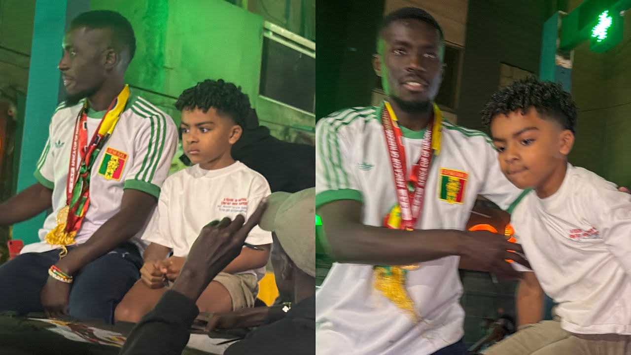 Ndeysane, Caravane de idrissa Gana gueye accompagné de son fils ibrahim 