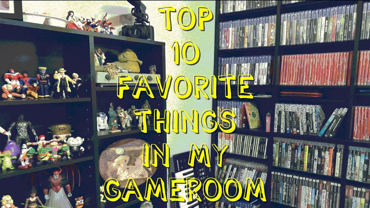 Top 10 Favorite Things In My Game Room!