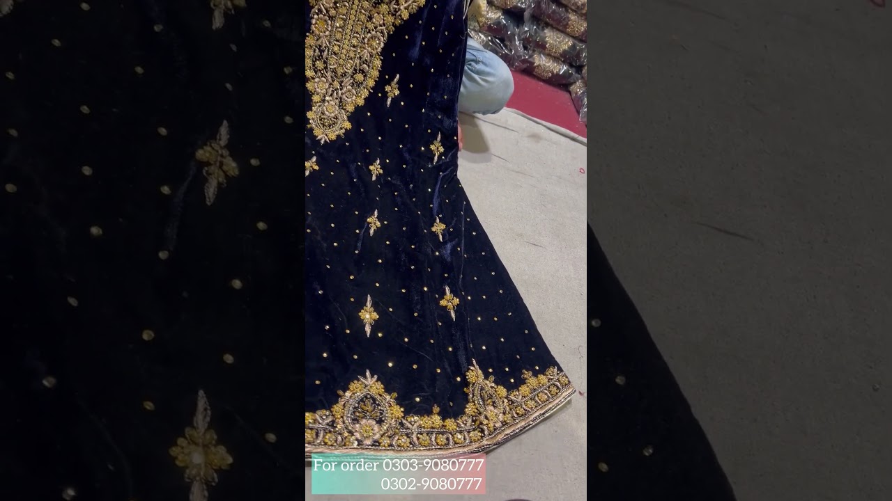 Velvet dresses in wholesale prices in azam cloth market lahore #bridaldresses #velvetdresses #dress