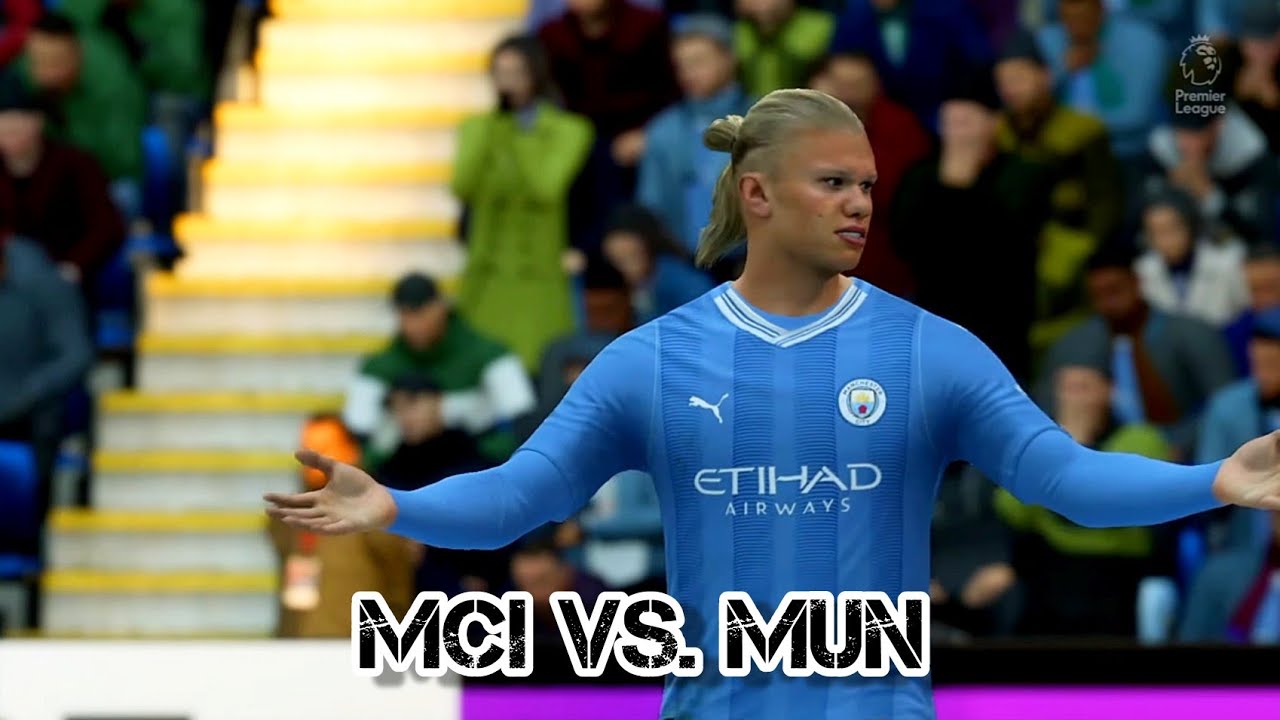 EA FC 24 Gameplay - Manchester City VS. Manchester United EPL (No Commentary)