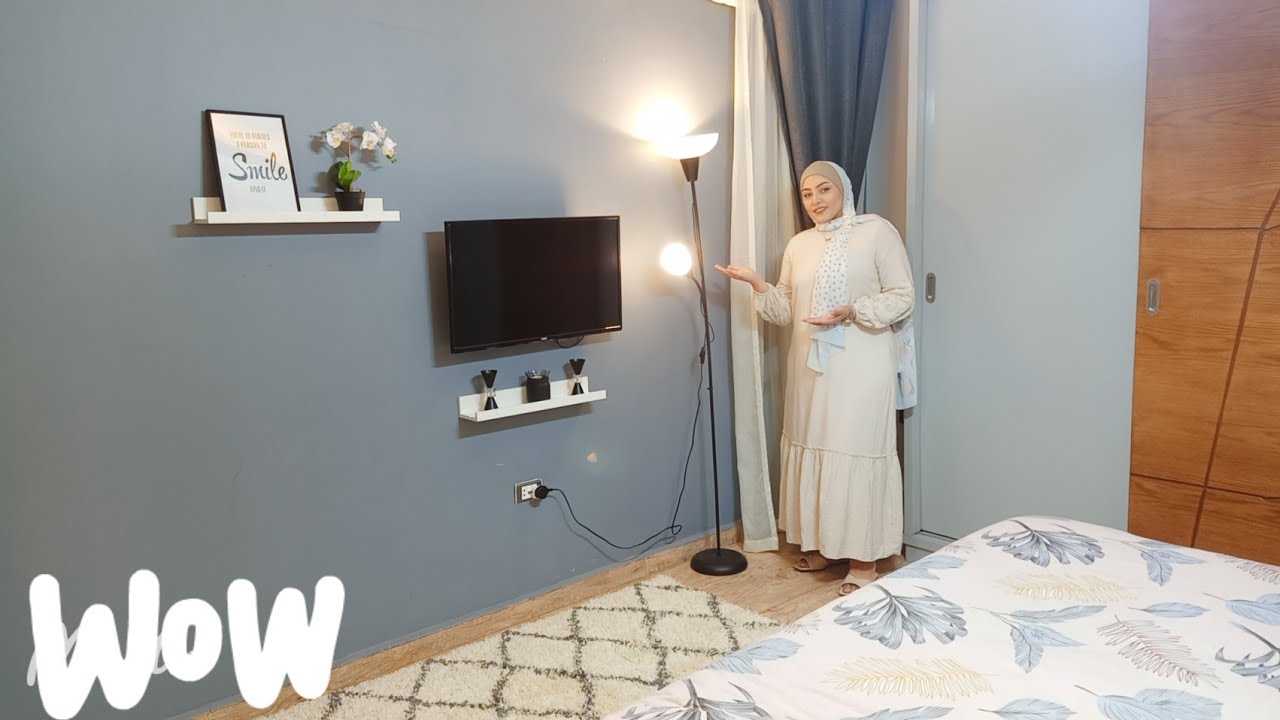 تجديد غرفة النوم 💯من السقف للأرض شيلت كل حاجه عشان افرش الجديد كلة