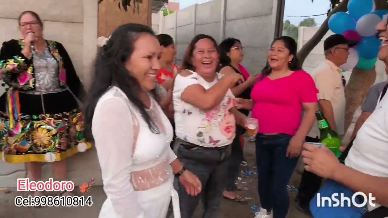 Eleodoro Espinoza violín y Osita Cuenca tema de noche vengo 