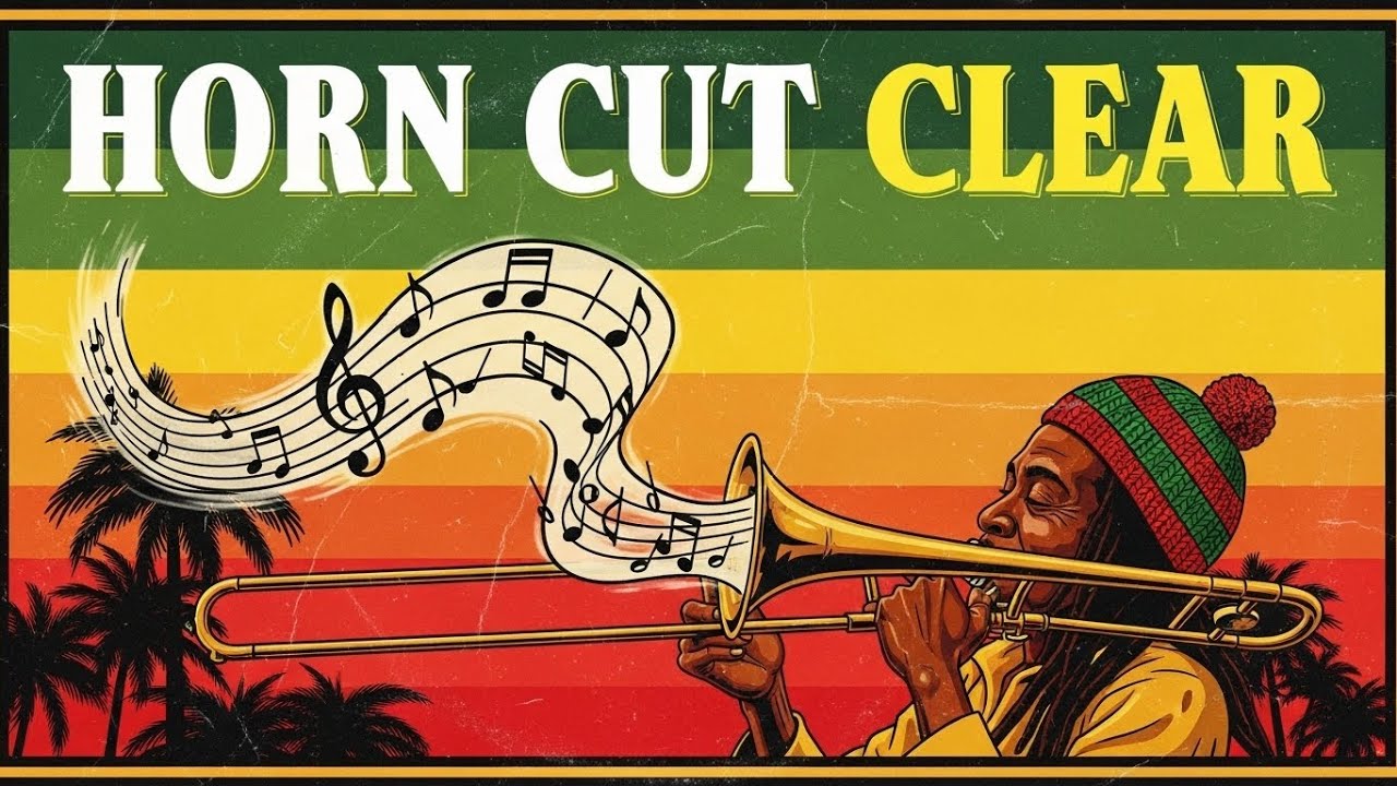 "HORN CUT CLEAR" | AI Vintage Dancehall Reggae (Live Horns & Crowd Vibe) | Mystic Riddim