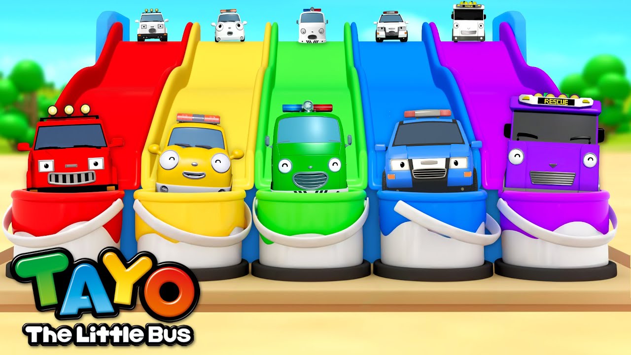 Learn Colors with Tayo! | 60min Best Color Songs for Kids | Tayo the Little Bus
