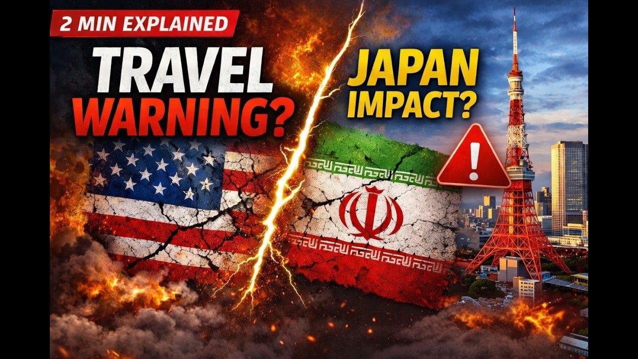 Japan Travel Warning?! USA&ndash;Iran War (2026) Impact Explained in 2 Minutes