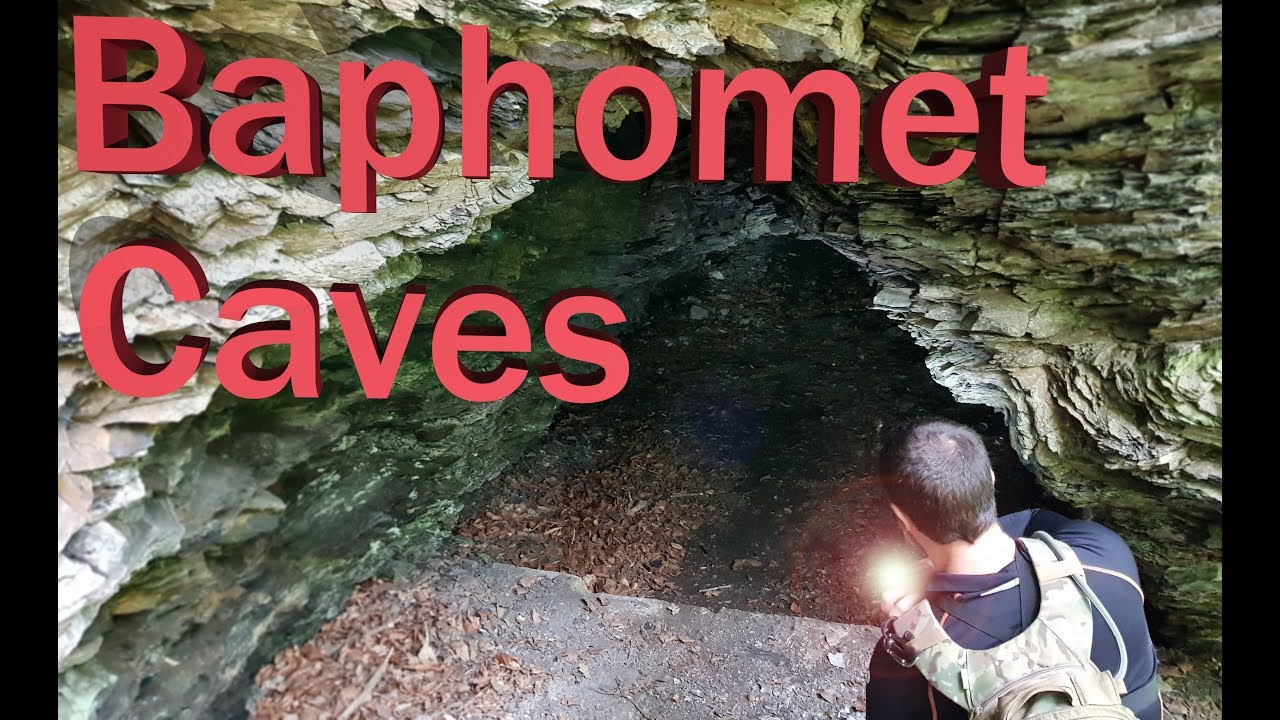 Trail trek Baphomet caves Mid Calder Scotland