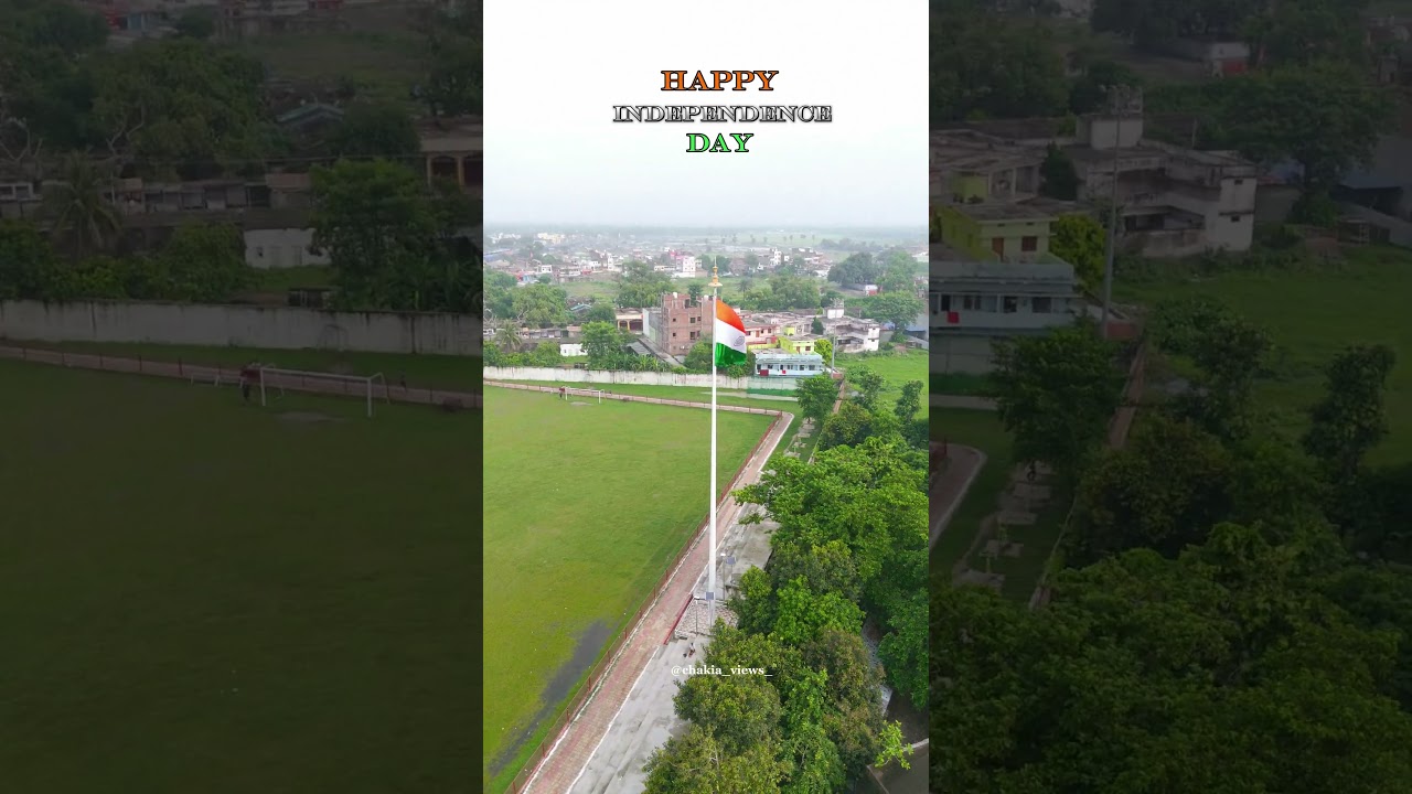 Chakia Gandhi maidan Drown view 🇮🇳❣️thaugust #independenceday #india #happyindependenceday #explore