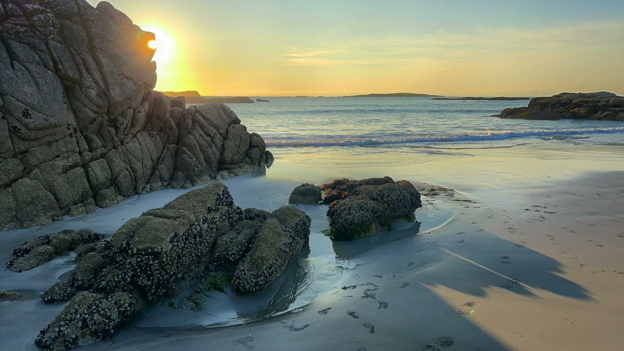 Donegal's most beautiful beaches  - Carrickfinn Beach - a spectacular sunset